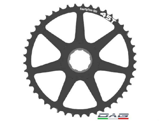 Axevo Fourtyfive Pignone 45T 11v per Shimano XT e XTR